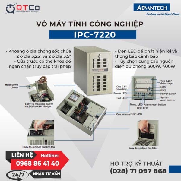 Máy tính công nghiệp ADVANTECH IPC-7220